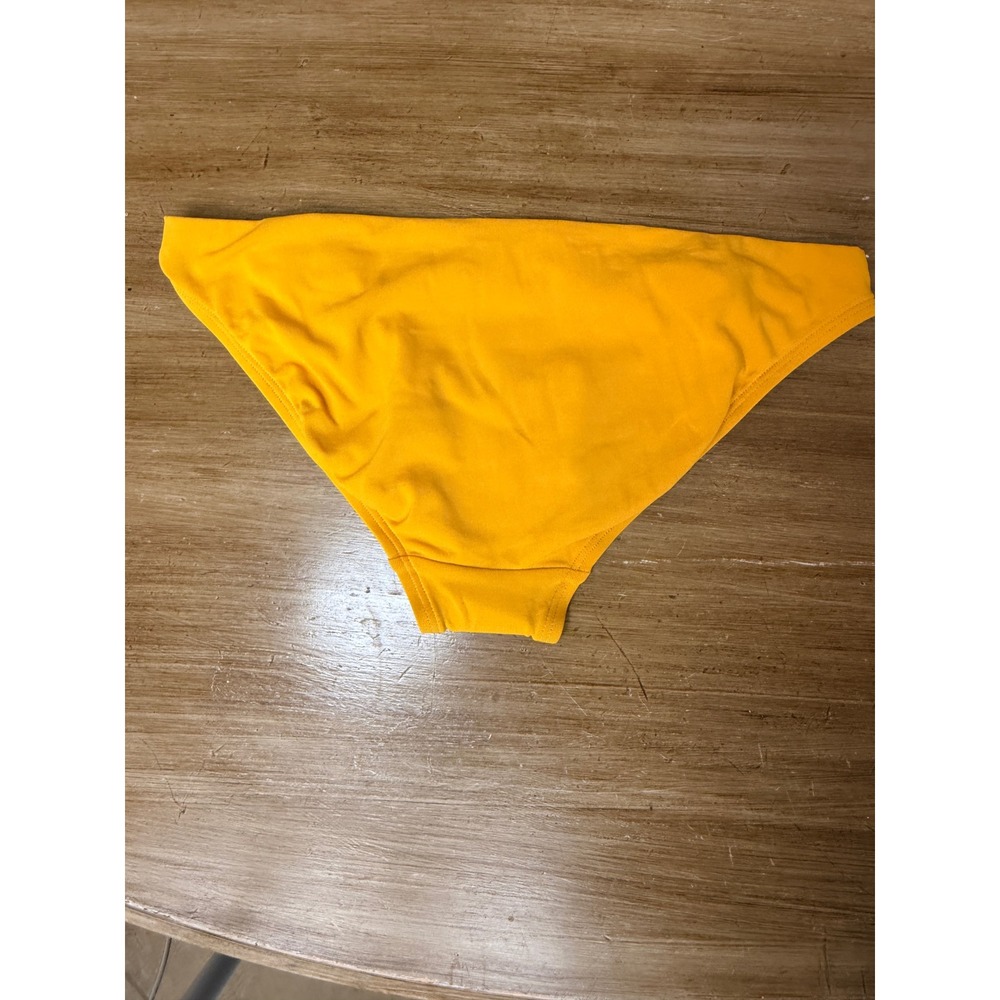 Robin Piccone Womens Mustard Yellow Luca Cutout Bikini Bottoms Size S - Picture 4 of 5